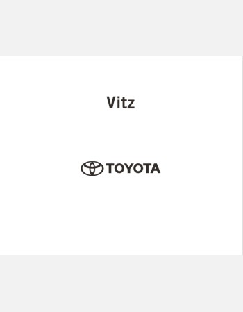 toyota vitz hybrid 2017-2018 owners manual in english